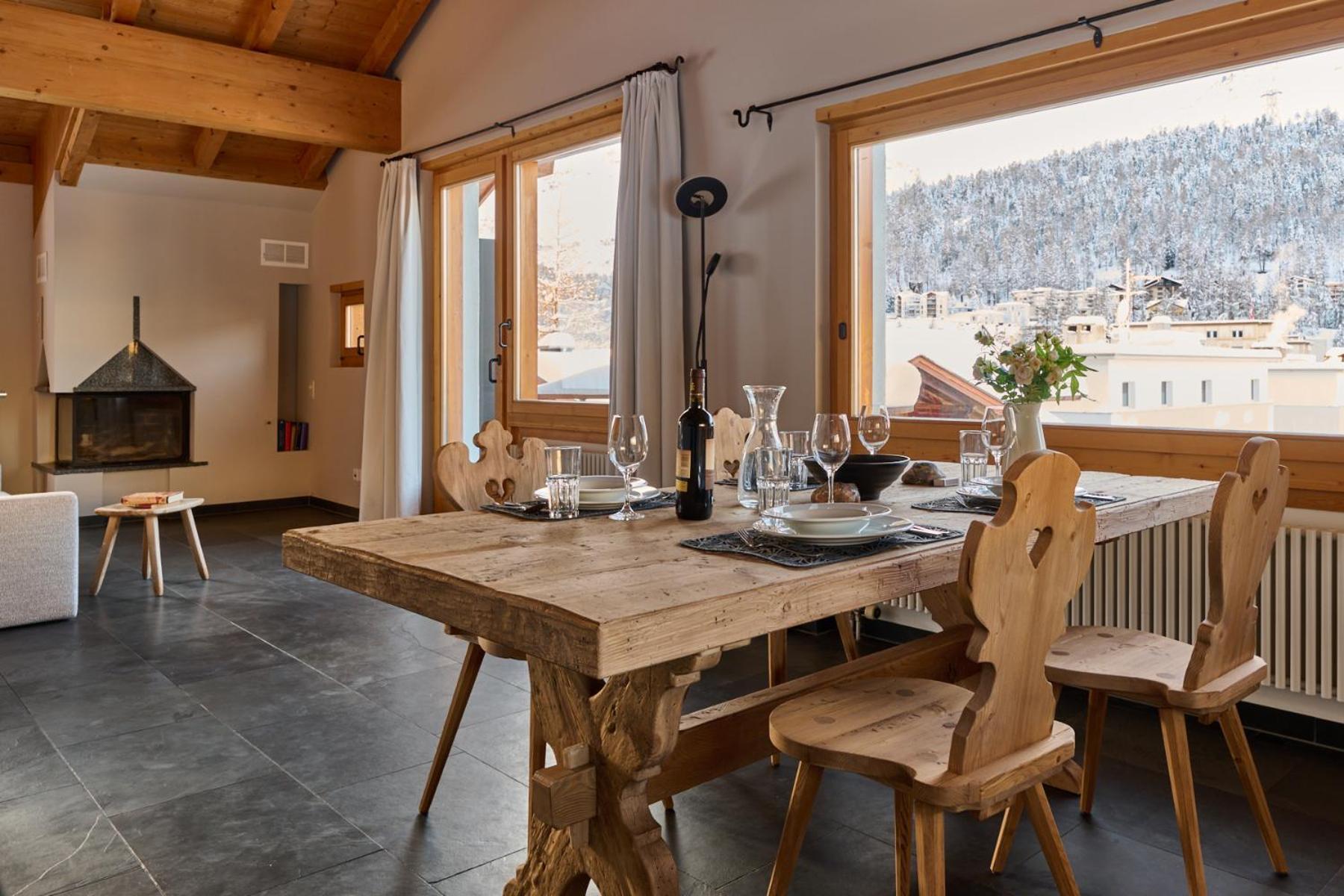 Chesa Madrisa Lägenhet St. Moritz Exteriör bild